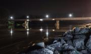 Noční most přes Labe